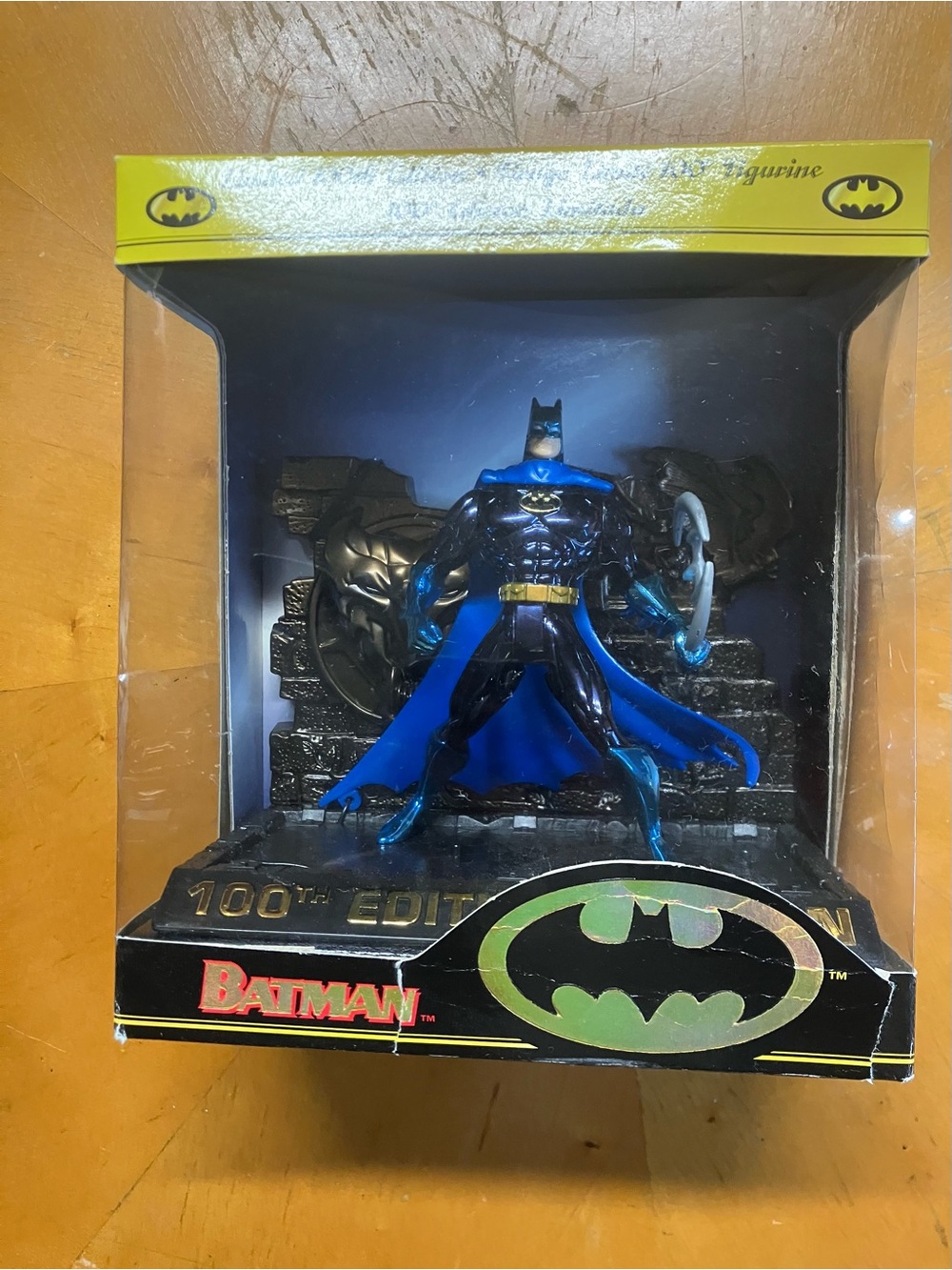 Vintage 1996 Kenner DC Comics Limited 100th Edition Batman Figurine Boxed